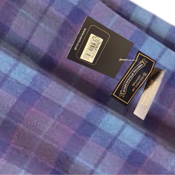 James Pringle Weavers 100% Wool Scarf Tartan Ferguson of Balquidder - Picture 3 of 5